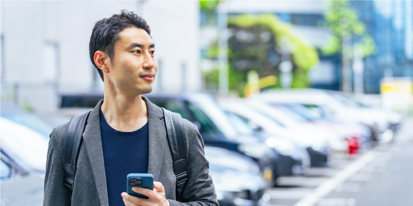 最短10分で出発できるから急に車が必要になっても大丈夫